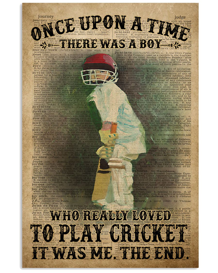 Cricket Boy Once Upon A Time 24x36 Poster