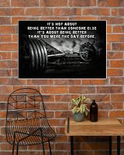 Barbell It's Not About 36x24 Poster poster-landscape-36x24-lifestyle-20