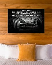 Barbell It's Not About 36x24 Poster poster-landscape-36x24-lifestyle-23