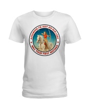 Vintage Archery Girl Assuming Ladies T-Shirt tile