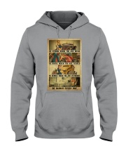 Hot Rod Pinup Girl Be Badass Everyday Hooded Sweatshirt tile