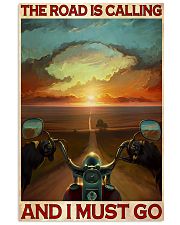 Motorcycle The Road Is Calling 24x36 Poster front