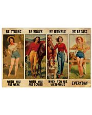 Farm Girl Be Badass Every Day 36x24 Poster front