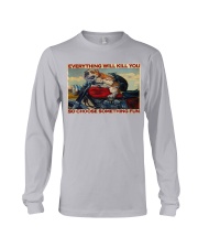 Bulldog Motorcycle Long Sleeve Tee tile