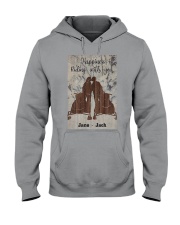 Snowmobile Happiness Is Riding With You Hooded Sweatshirt tile