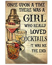 Girl Loved Cocktails 24x36 Poster front