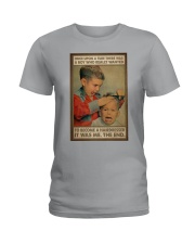 OUAT Boy Hairdresser Ladies T-Shirt tile