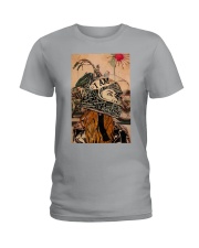 Motor Helmet Girl I Am Ladies T-Shirt tile
