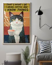 Cat I Drink And I Know Things Vintage 24x36 Poster lifestyle-poster-1