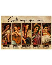 Mexican Girl God Says You Are 36x24 Poster front