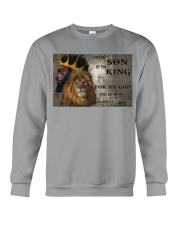 Black Man Son Of The King Crewneck Sweatshirt tile