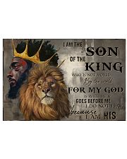 Black Man Son Of The King Horizontal Poster tile