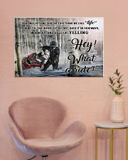 Snowcross I Ride To Feel Strong 36x24 Poster poster-landscape-36x24-lifestyle-19