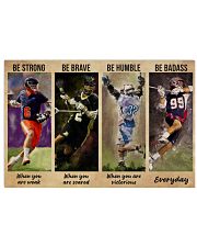 Lacrosse Be Badass Everyday 36x24 Poster front