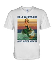 Be A Mermaid V-Neck T-Shirt tile