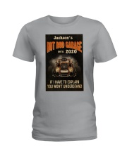 Hot Rod Garage Explain Ladies T-Shirt tile