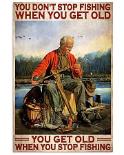 Old Man Fishing 24x36 Poster front