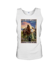 Ranch Girl Lived Happily Unisex Tank tile