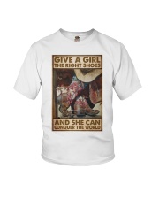 Cowgirl Conquer World Youth T-Shirt tile