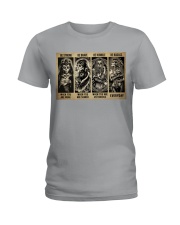 Sugar Skull Be Strong Ladies T-Shirt tile