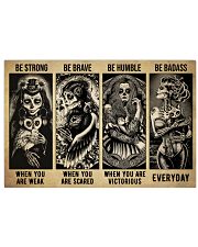 Sugar Skull Be Strong 36x24 Poster front