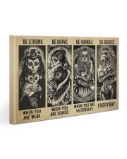 Sugar Skull Be Strong Gallery Wrapped Canvas Prints tile