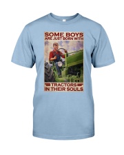 Some Boys Are Just Born With Tractors Premium Fit Mens Tee tile