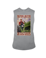 Some Boys Are Just Born With Tractors Sleeveless Tee tile