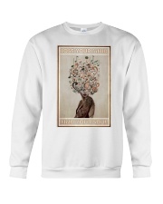 Girl Lose Mind With Music And Tattoo Crewneck Sweatshirt tile