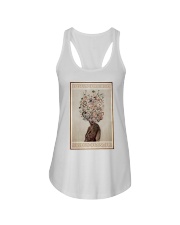 Girl Lose Mind With Music And Tattoo Ladies Flowy Tank tile