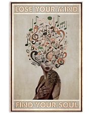 Girl Lose Mind With Music And Tattoo Vertical Poster tile