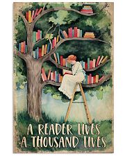 A Reader Lives A Thousand Lives 24x36 Poster front