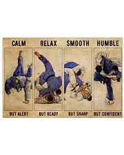 Judo Calm But Alert 36x24 Poster front