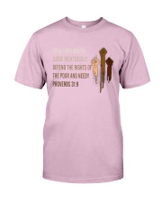 Proverbs 31:9 Judge Righteously Classic T-Shirt tile