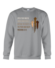 Proverbs 31:9 Judge Righteously Crewneck Sweatshirt tile