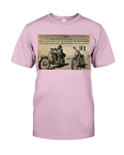 Biker While On This Ride Called Life Classic T-Shirt tile