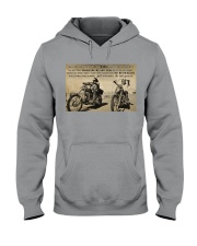 Biker While On This Ride Called Life Hooded Sweatshirt tile