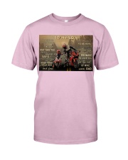 Motorcycle Racing To My Son Classic T-Shirt tile