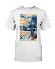 Flight Attendant Some Girls Are Born Premium Fit Mens Tee tile