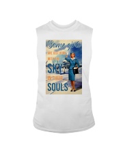Flight Attendant Some Girls Are Born Sleeveless Tee tile