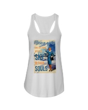 Flight Attendant Some Girls Are Born Ladies Flowy Tank tile