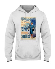 Flight Attendant Some Girls Are Born Hooded Sweatshirt tile