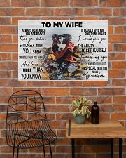 Motocross Couple To My Wife 36x24 Poster poster-landscape-36x24-lifestyle-20