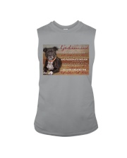 Staffordshire Bull Terrier God Once Said Sleeveless Tee tile