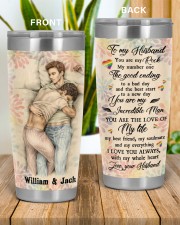 Gay Couple To My Husband Personalized 20oz Tumbler aos-20oz-tumbler-lifestyle-front-57