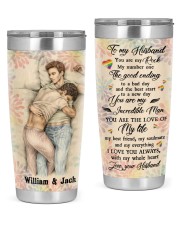 Gay Couple To My Husband Personalized 20oz Tumbler front