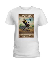 OUAT Boy Wanted To Become Bull Rider Ladies T-Shirt tile