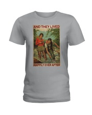 Fishing Couple And They Lived Happily Ever After Ladies T-Shirt tile
