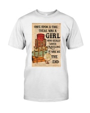 Girl Travel Premium Fit Mens Tee tile