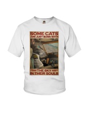 Cat Pilot Youth T-Shirt tile